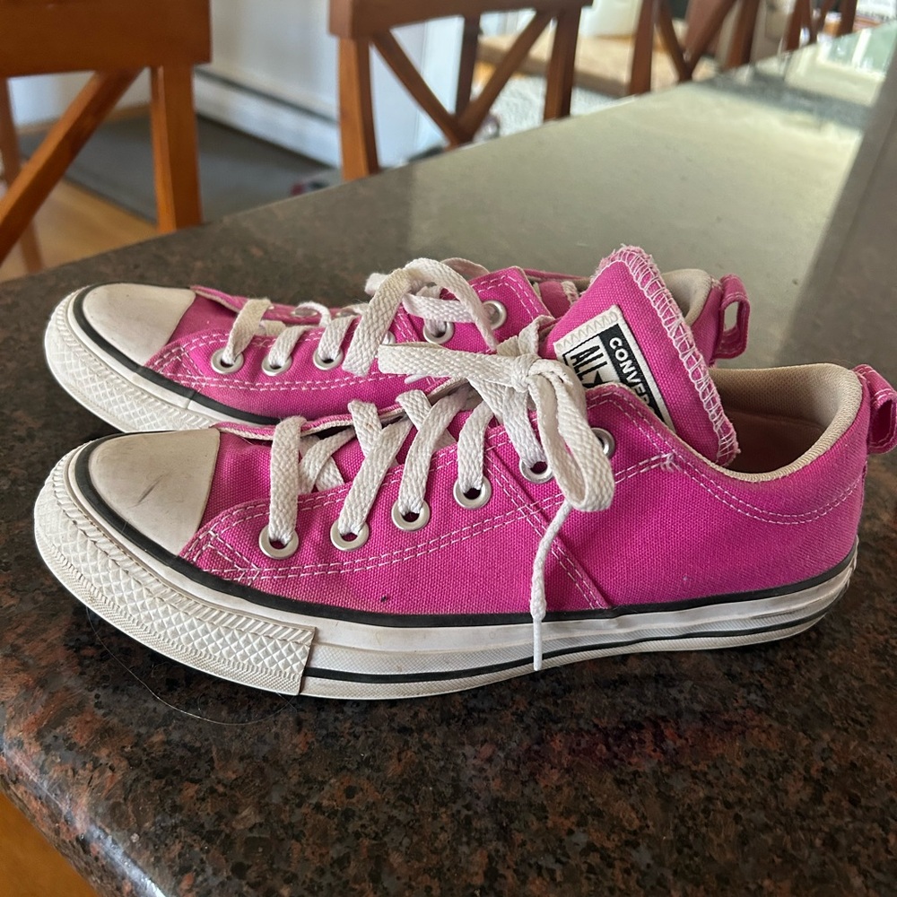 Converse Fuchsia Low-Top Sneakers